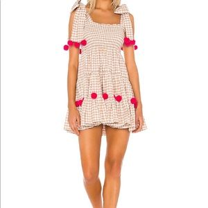 Sundress - Gingham with poms